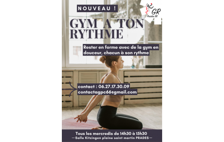 NOUVEAU ! GYM A TON RYTHME